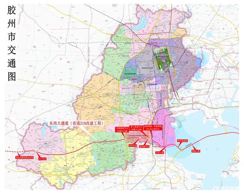 胶州地铁规划图最新版-胶州地铁最新规划图揭晓